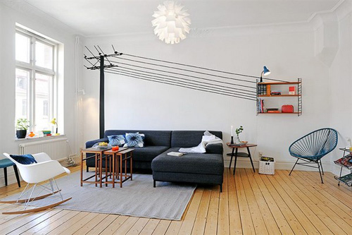 Căn hộ 64m2 đẹp mắt